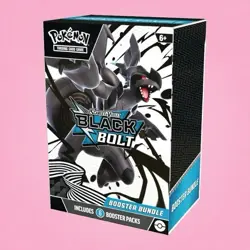 Pokemon TCG Scarlet & Violet 10.5 – Black Bolt Booster Bundle - Image 1