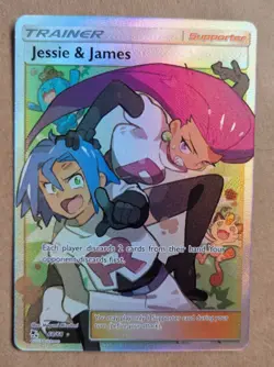 Pokemon TCG Jessie James Hidden Fates 68/68 Holo Full Art Ultra Rare - Image 1