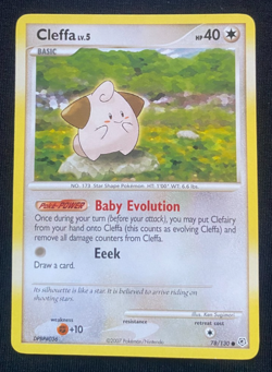 Pokemon - Cleffa 78/130 - Diamond & Pearl - LP - Image 1