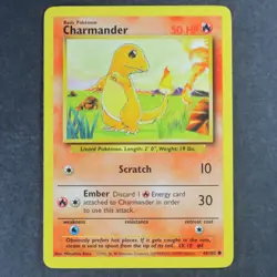 Charmander Base Set NM-MINT Pokemon TCG 46/102 - Image 1