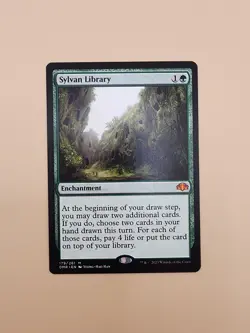 Sylvan Library - Dominaria Remastered #179/261 MTG Magic The Gathering NM - Image 2
