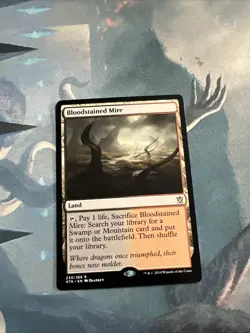 Magic The Gathering - Bloodstained Mire - Khans of Tarkir (KTK) Near Mint - Image 1