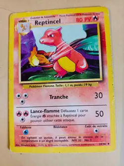 CARTE POKEMON REPTINCEL 24/102 EDITION 2 SET DE BASE WIZARDS FR - Image 1