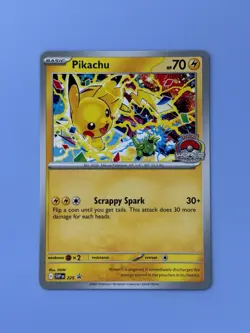 PIKACHU - SVP EN 225 - 2025 Pokemon World Championships Promo - M/NM - Image 1