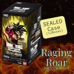 Dragon Ball Super Card Game Fusion World RAGING ROAR FB03 SEALED Case 12 BOXES - Image 1