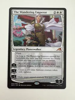 The Wandering Emperor MTG Magic the Gathering Card NM Near Mint NEO - Image 1