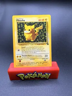 LP 1999 WOTC Pokemon Pikachu Black Star Promo Card #1 Ivy Pikachu Non Holo - Image 1