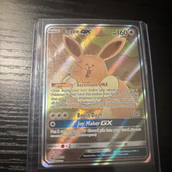 Near Mint Pokemon SM223 Eevee GX Full Art - Sun & Moon - Ungraded - Image 1