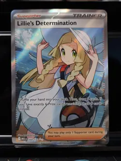 Pokemon Mega Evolution Lillie's Determination #169/132 Ultra Rare 2025 - Image 1