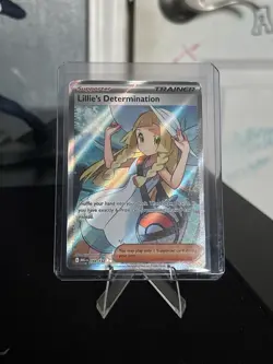 Pokemon TCG Holo Ultra Rare Full Art Lillie's Determination Trainer 169/132 - Image 1