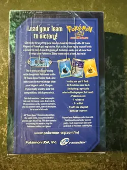 2004 POKEMON "EX " TEAM AQUA THEME DECK FACTORY SEALED/NEW Kyogre Artwork - Image 2