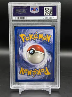 Pokemon Hitmonlee Fossil Unlimited Holo Rare 7/62 PSA 9 Mint English WOTC - Image 2