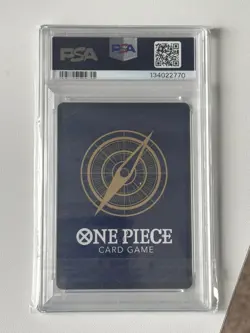 2025 ONE PIECE OP12-037 LEGACY OF THE MASTER DEAD MAN'S GAME ALT ART PSA 10 - Image 2