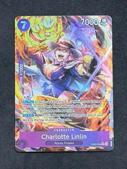 One Piece Charlotte Linlin Heroines Edition R EB03-034 Alt Art AA English NM - Image 1