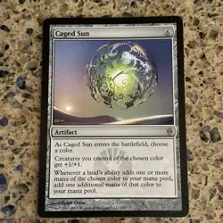 Caged Sun 132 New Phyrexia Regular MTG TCG CARD NM - Image 1