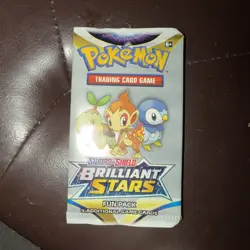 Pokemon TCG: Brilliant Stars - Fun Pack - 3 Cards - Factory Sealed - Image 1
