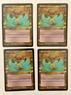 4x Absorb Invasion MTG Magic the Gathering LP (Ring marks) - Image 1