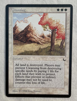 1x Cleansing The Dark MTG Magic the Gathering LP - Image 1