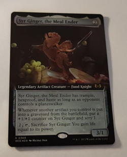MtG Syr Ginger, the Meal Ender (WOE-0369) Rare Borderless Foil Englisch MINT - Image 1