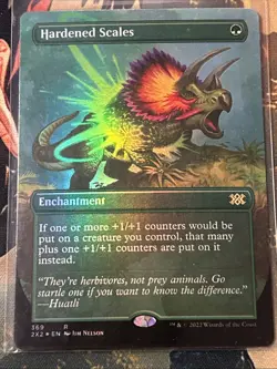 Hardened Scales (Borderless) Double Masters 2022 Foil - Image 1