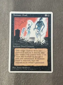 MTG ** Animate Dead ** 4th Edition - Image 1
