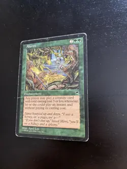 Aluren MTG Magic The Gathering Tempest Rare Reserved List Gift HP/D Condition - Image 2