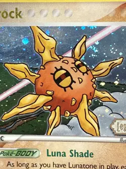 Pokemon TCG Solrock 25/92 Legend Maker Reverse Holo Rare Stamped Vintage SWIRL - Image 2