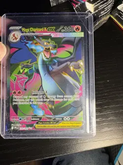 Pokemon Mega Charizard X ex 109/094 Me02: Phantasmal Flames EX Holo Card - Image 2