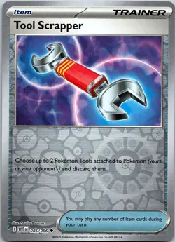 Pokemon Tool Scrapper Reverse Holofoil Uncommon SV: White Flare - 085/086 NM - Image 1