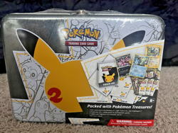 Pokemon 25th Anniversary Celebrations Treasure Chest Lunchbox Tin Factory SEALED - Image 1