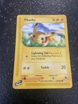 Pokemon TCG Pikachu 124/165 Expedition - Image 1
