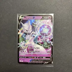 Mewtwo V 30/78 Ultra Rare Pokemon TCGSword & Shield Pokemon GO Set - NM/M - Image 1