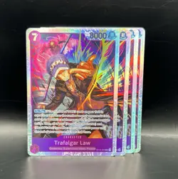 Trafalgar Law OP12-073 SR One Piece Legacy Of The Master Playset Of 4 - Image 1