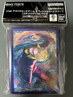 ONE PIECE Sanji Official Card Sleeves Set of 70, Limited Edition, High Quality - Image 1