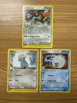Pokemon TCG Salamence Shelgon Bagon Evolution Card Lot - Image 1