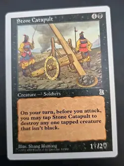 Stone Catapult Portal Three Kingdoms MTG Regular Lightly Played - Image 1