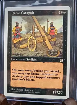 Stone Catapult Portal Three Kingdoms MTG Regular Lightly Played - Image 3