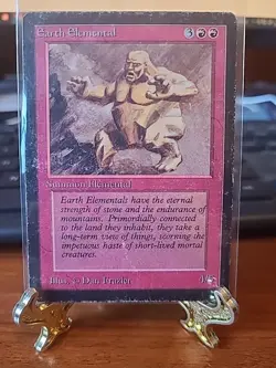 MtG Beta Earth Elemental LP - Image 1