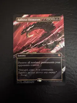 Magic The Gathering Ruinous Ultimatum (Borderless) Special Guests Foil - Image 1