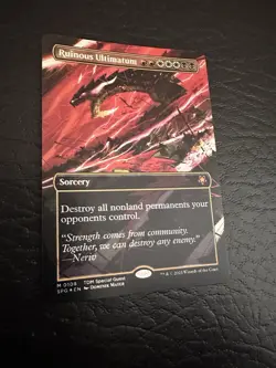 Magic The Gathering Ruinous Ultimatum (Borderless) Special Guests Foil - Image 2