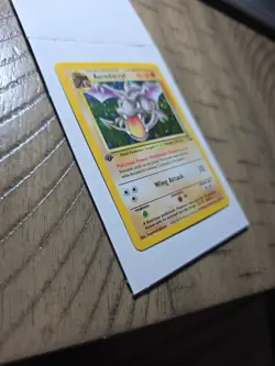 Pokemon TCG Aerodactyl Fossil Holo Card 1/62 1st Edition Rare - Image 3