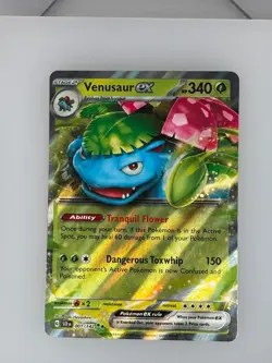 2024 Pokemon Stellar Crown Venusaur ex 1/142 NM - Image 1