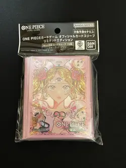 One Piece Card Game Charlotte Pudding Limited 70 Card Sleeves Japan Official - Image 1