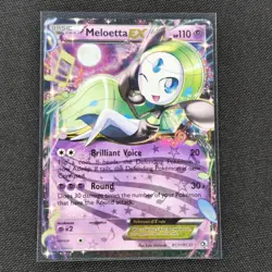 Meloetta EX - RC11/RC25 - Ultra Rare - Legendary Treasures - Pokemon Card - MP - Image 1