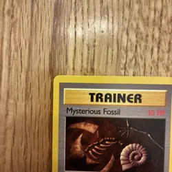 Pokemon Card Mysterious Fossil Trainer 62/62 Fossil Set 1st edition NM - Image 2