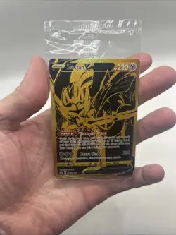 SEALED SWSH076 Zacian V Black & Gold Full Art Pokemon TCG Promo Card - Image 3