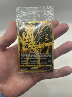 SEALED SWSH076 Zacian V Black & Gold Full Art Pokemon TCG Promo Card - Image 4
