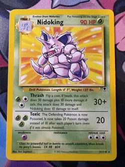 Nidoking - 31/110 - Pokemon Legendary Collection Rare Card WOTC LP - Image 1