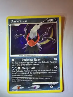 Pokemon TCG Darkrai Great Encounters Holo Rare Card 4/106 SWIRL!!! - Image 1