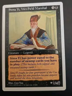 Sima Yi, Wei Field Marshal Portal Three Kingdoms MTG Regular Lightly Played - Image 1